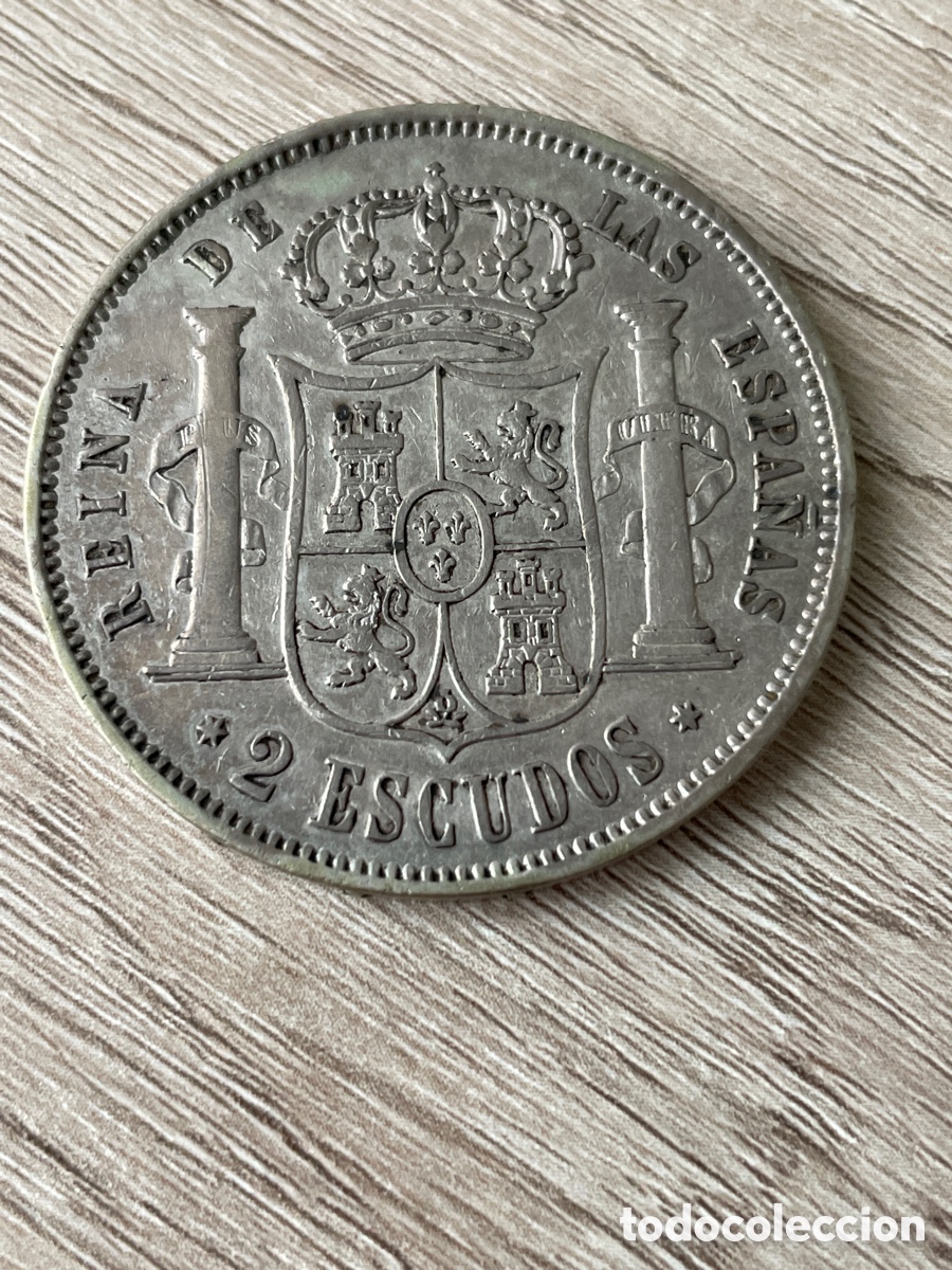 Monedas de Espa&ntilde;a: 2 escudos 1867 madrid - Foto 1