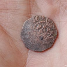 Monete da Spagna: NAVARRA. OCHAVADA. OCHAVO FECHA PARCIALMENTE VISIBLE 169. FELIPE III. 4 CORNADOS