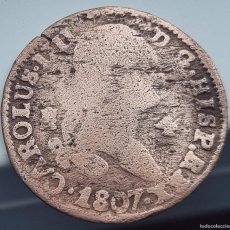 Monedas de España: CARLOS IV SEGOVIA 4 MARAVEDIS 1807
