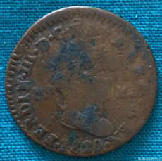Monedas de España: MN324, ESPAÑA, MONEDAS, FERNANDO III, NAVARRA, 1820, ¿3? MARAVEDIES. 5,1 GRAMOS. VER FOTOS