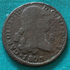 Monedas de España: MN344, ESPAÑA, MONEDAS, CARLOS III, 1805. 10,9 GR. 8 MARAVEDIS, KM# 428, VER FOTOS