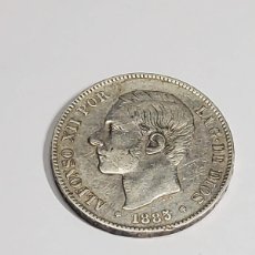 Monedas de España: 5 PESETAS DE ESPAÑA DE 1885 ESTRELLA 87 MSM.MUY BUEN ESTADO DE CONSERVACION.