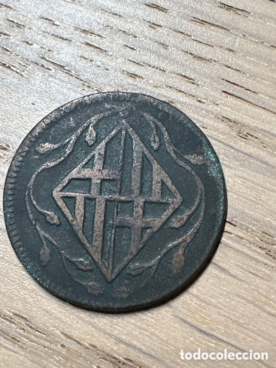 Monedas de Espa&ntilde;a: Barcelona 1811 4 cuartos - Foto 2