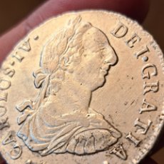 Monedas de España: 8 REALES CARLOS IV CON BUSTO DE CALOS III DE 1789 CON CECA DE LIMA