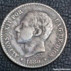 Monedas de España: PLATA ESPAÑA 50 CENTIMOS 1880