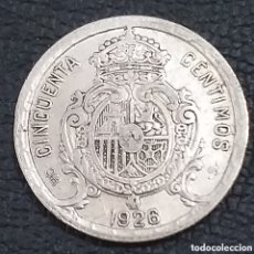 Monedas de España: PLATA ESPAÑA 50 CENTIMOS 1926