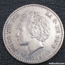 Monedas de España: PLATA ESPAÑA 50 CENTIMOS 1894 ESTRELLAS 9-4