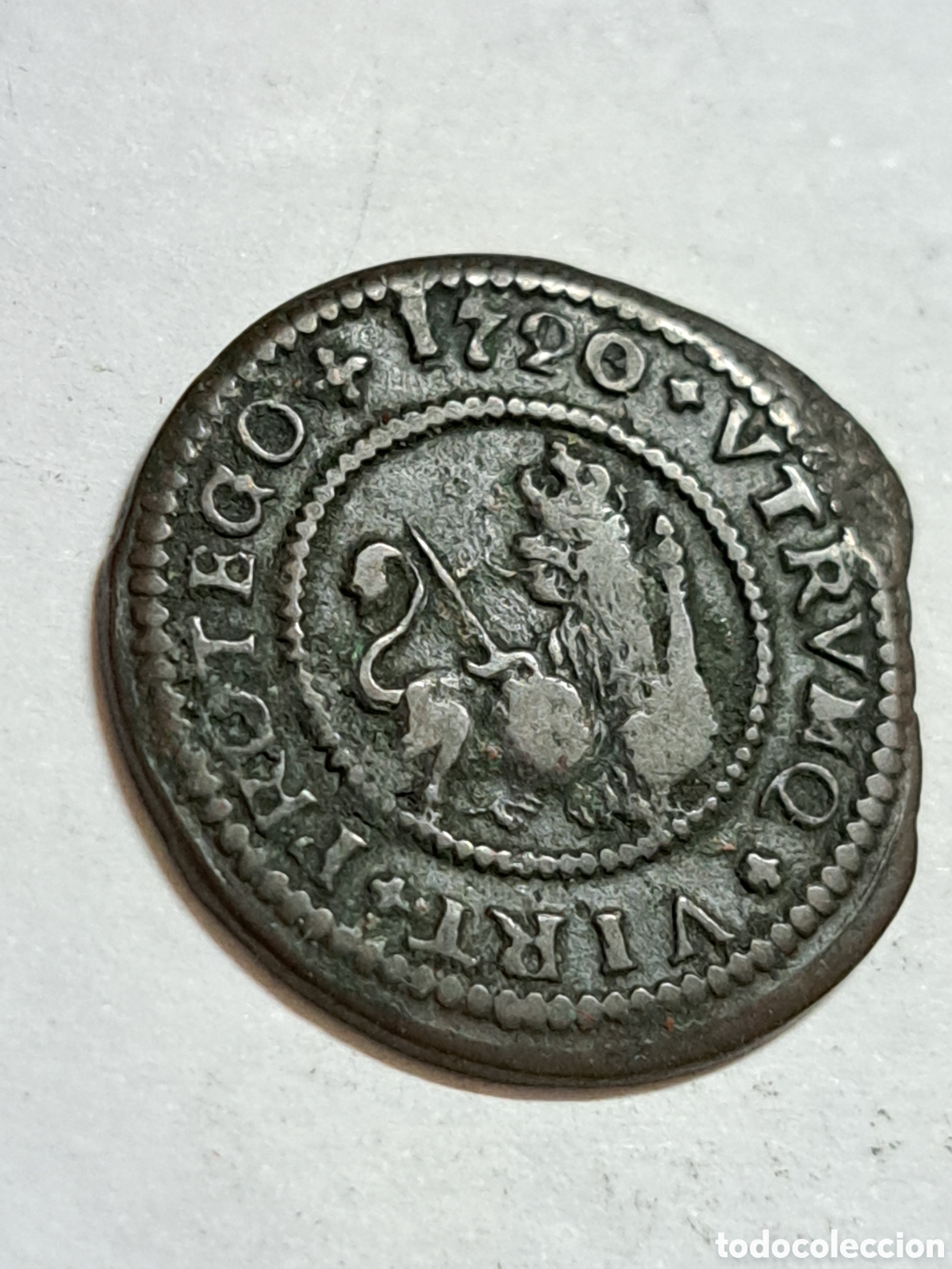 Monedas de Espa&ntilde;a: 2 maraved&iacute;s de Felipe V a&ntilde;o 1720 - Foto 1
