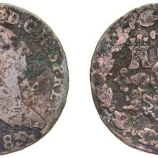 Monedas de España: SPAIN KINGDOM 1785 4 MARAVEDIS - CARLOS III COPPER SEGOVIA MINT 4.72G VF KM 407