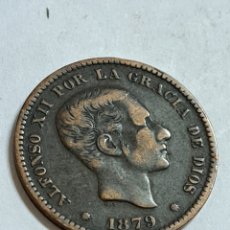 Monedas de España: 5 CÉNTIMOS DE ALFONSO XII AÑO 1879