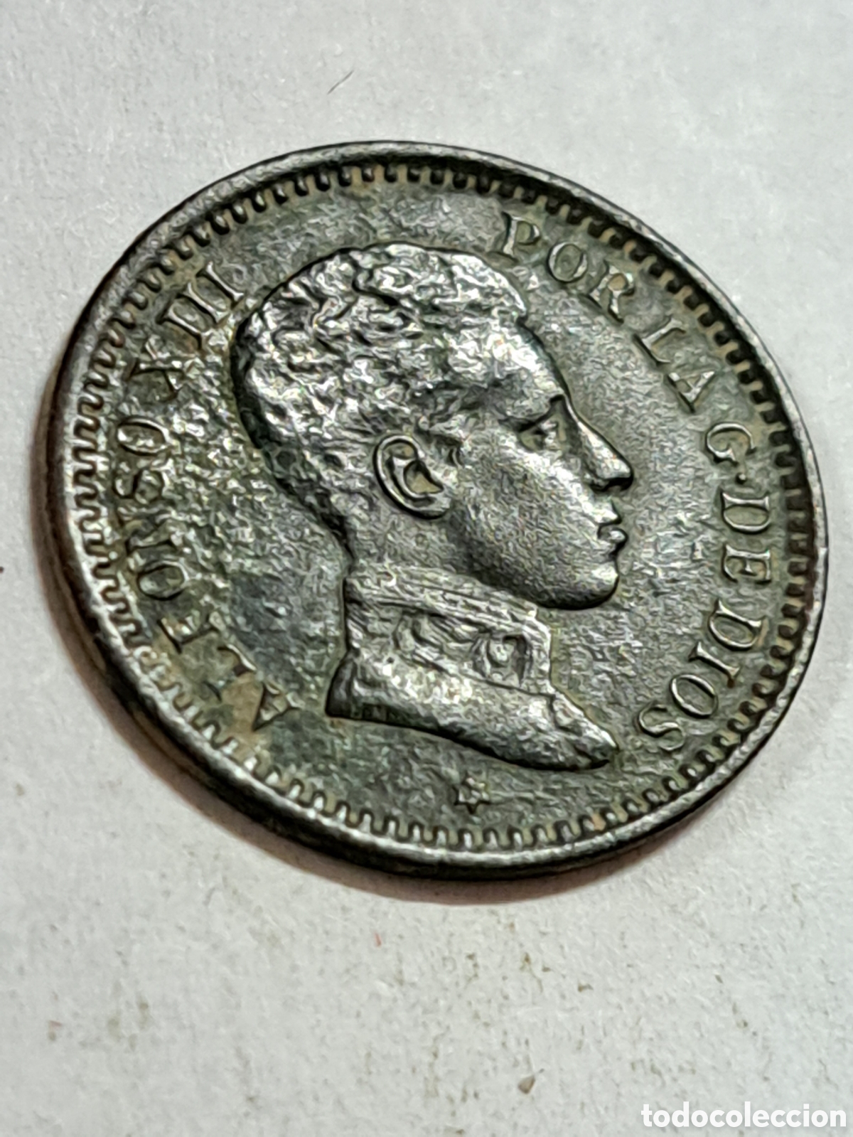 Monedas de Espa&ntilde;a: 2 c&eacute;ntimos de Alfonso XIII a&ntilde;o 1905 - Foto 1