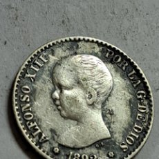 Monedas de España: 50 CÉNTIMOS DE PLATA REINADO DE ALFONSO XIII AÑO 1892 ESTRELLAS PERFECTAS