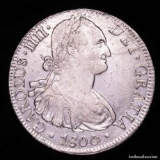 Monedas de España: ESPAÑA - CARLOS IV. 8 REALES DE PLATA. 1800, ENSAYADOR FM. MEXICO