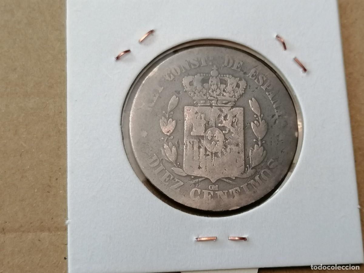 Monedas de Espa&ntilde;a: Moneda, 10 cent, Espa&ntilde;a, 1879, BC- - Foto 2