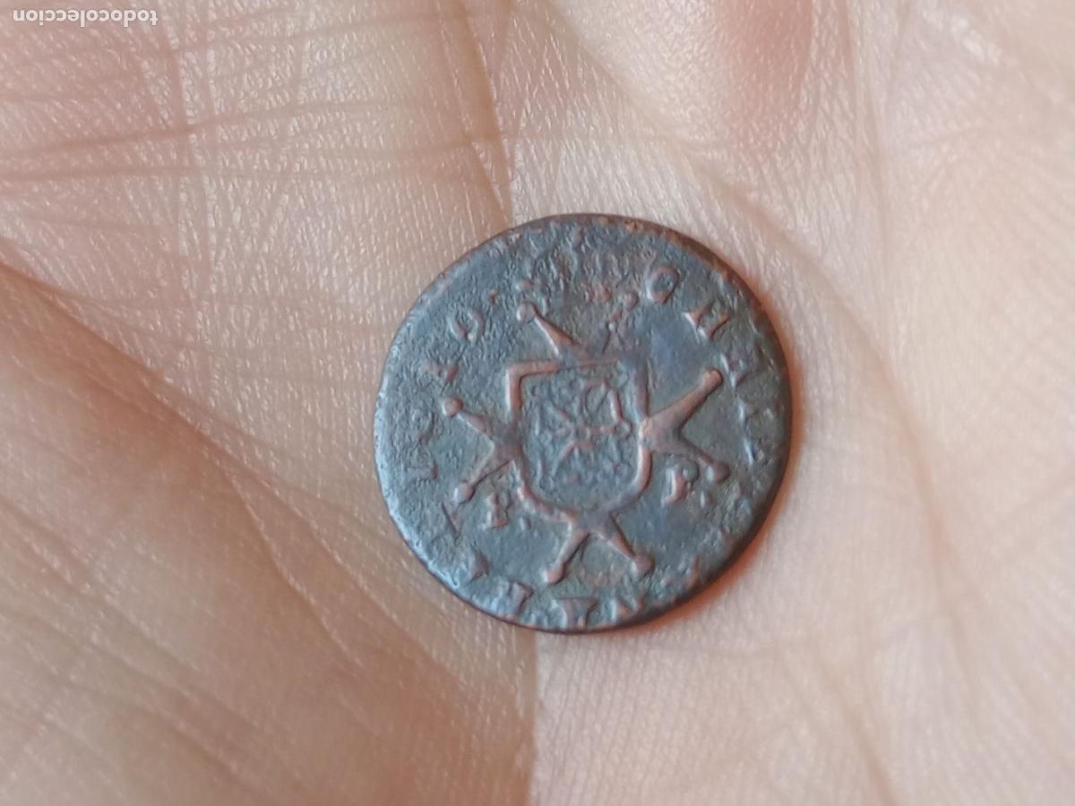 Monedas de Espa&ntilde;a: 1 maraved&iacute; 1819. Navarra - Foto 2