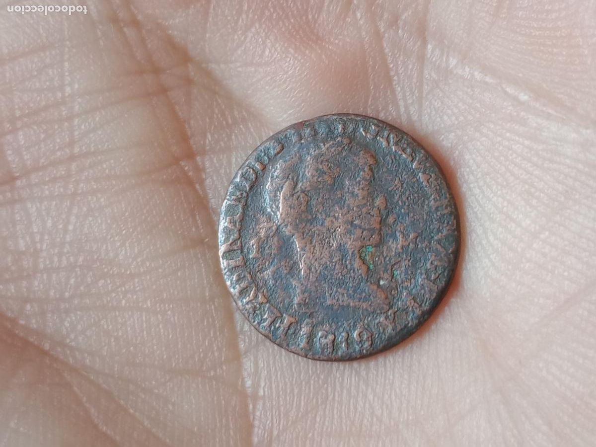 Monedas de Espa&ntilde;a: 1 maraved&iacute; 1819. Navarra - Foto 1