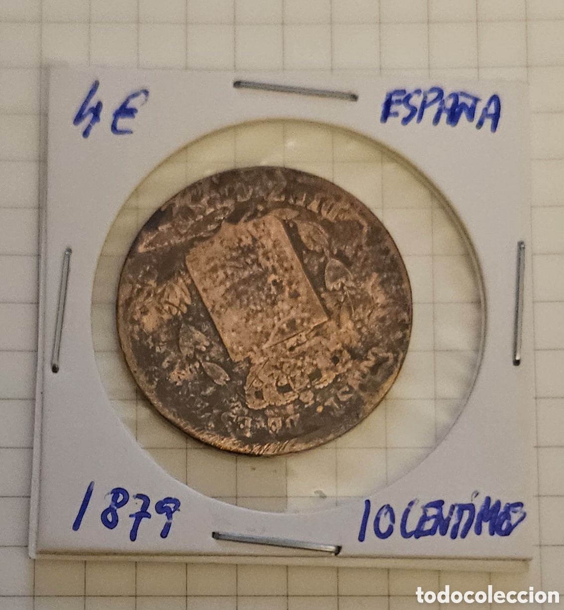 Monedas de Espa&ntilde;a: MONEDA DE ESPA&Ntilde;A 1879 &rdquo;10 C&Eacute;NTIMOS &rdquo; - Foto 1