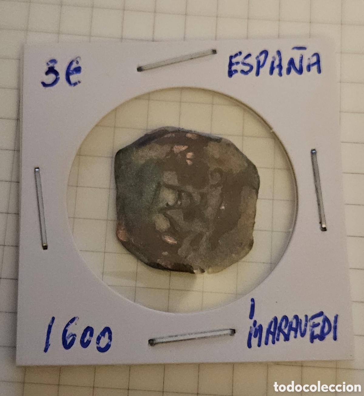 Monedas de Espa&ntilde;a: MONEDA DE ESPA&Ntilde;A 1600 &rdquo;1 MARAVEDI&rdquo; - Foto 1