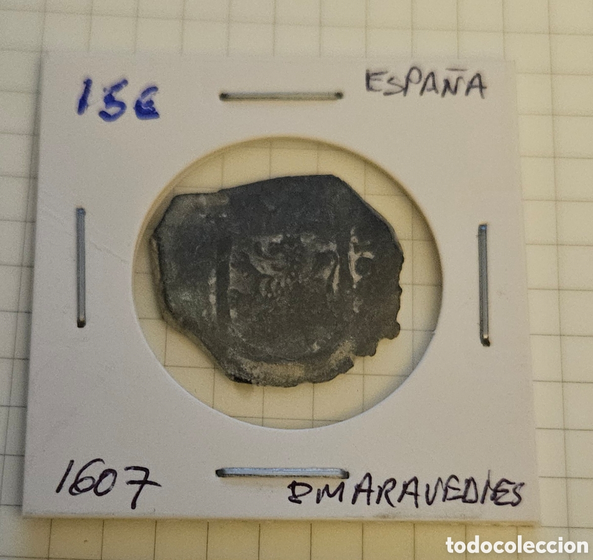 Monedas de Espa&ntilde;a: MONEDA DE ESPA&Ntilde;A 1607 &rdquo;2 MARAVEDIS&rdquo; - Foto 1