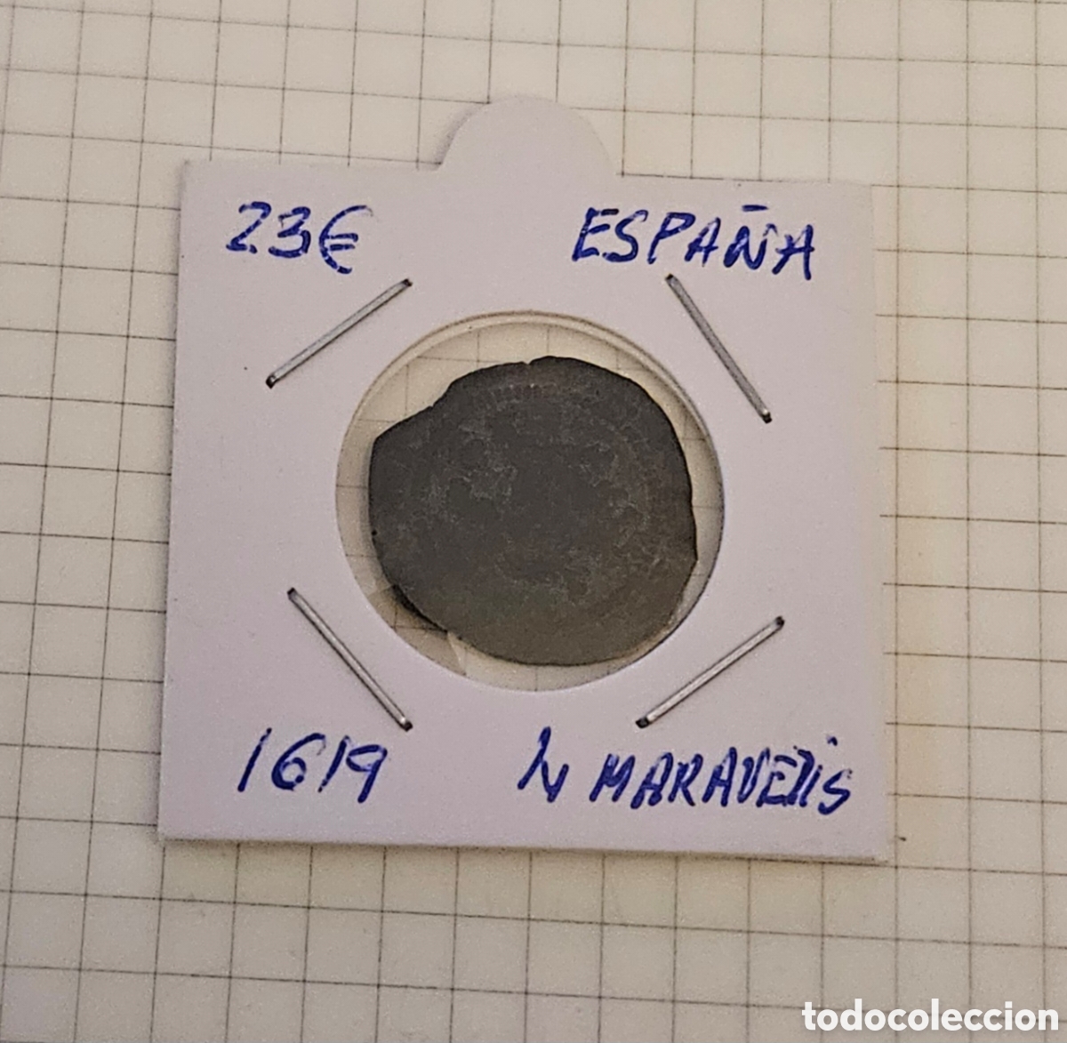 Monedas de Espa&ntilde;a: MONEDA DE ESPA&Ntilde;A 1619 &rdquo;4 MARAVEDIS&rdquo; - Foto 1