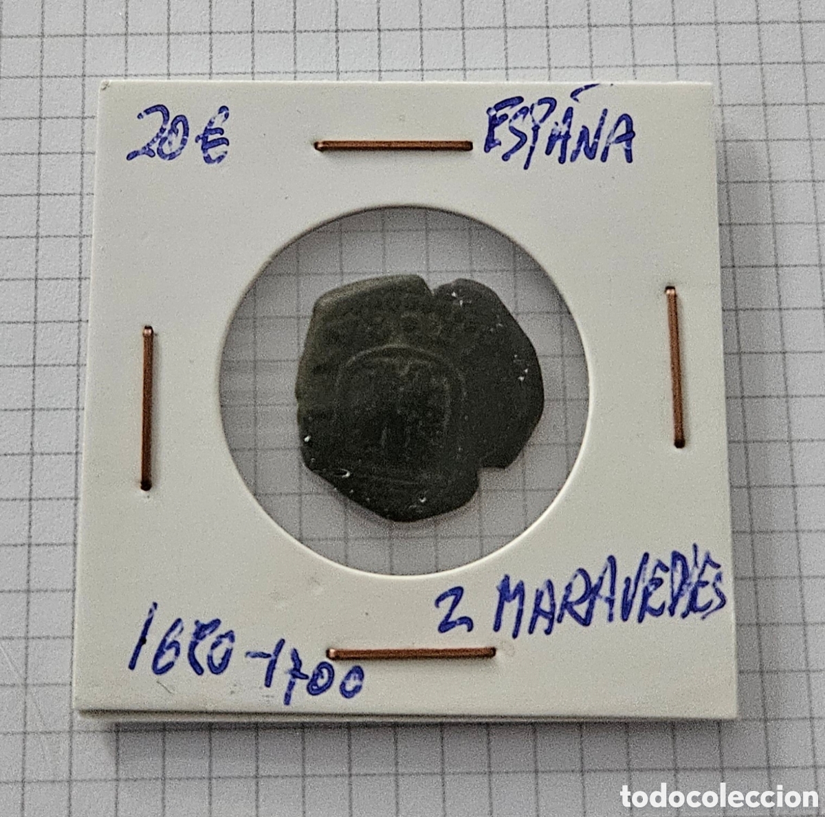 Monedas de Espa&ntilde;a: MONEDA DE ESPA&Ntilde;A 1680 - 1700 &rdquo; 2 MARAVEDIS&rdquo; - Foto 1