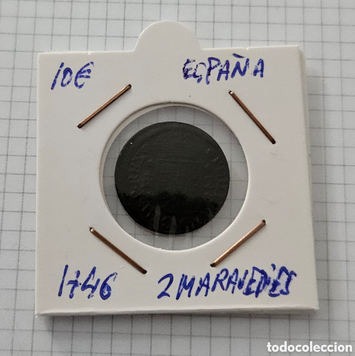 Monedas de Espa&ntilde;a: MONEDA DE ESPA&Ntilde;A 1446 &rdquo;2 MARAVEDIS&rdquo; - Foto 1