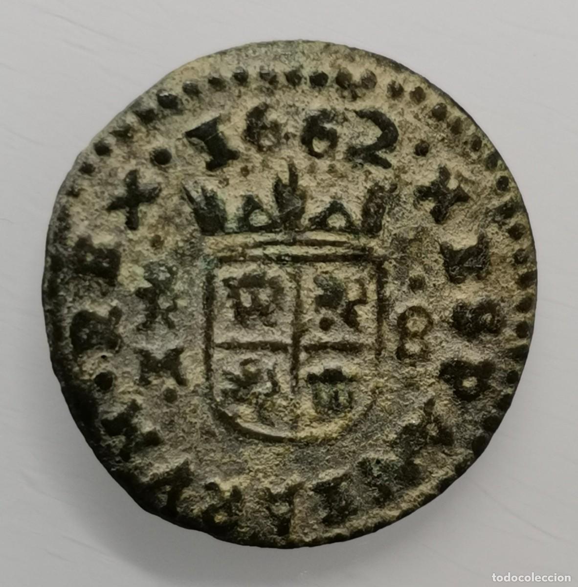 Monedas de Espa&ntilde;a: Felipe IV 8 Maraved&iacute;s 1662 TRUJILLO - Foto 1