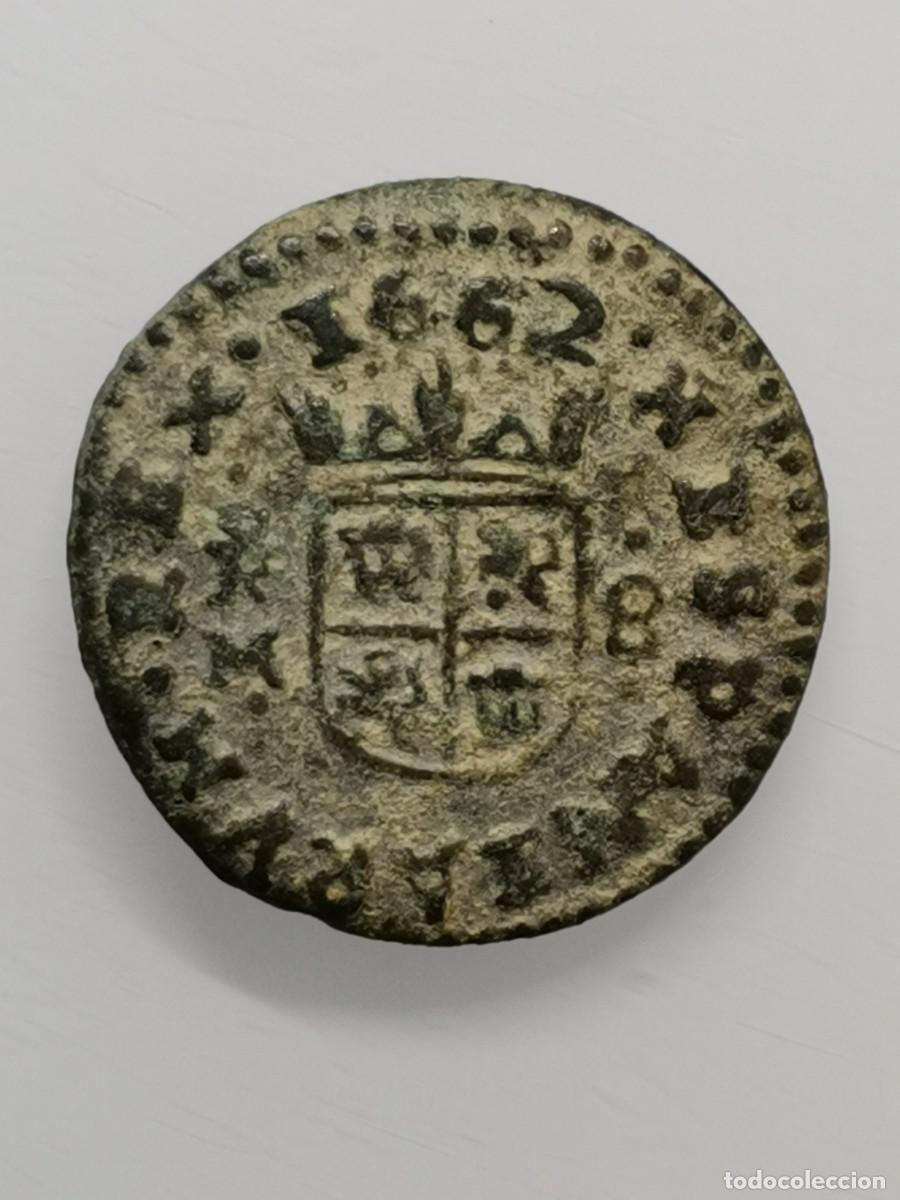 Monedas de Espa&ntilde;a: Felipe IV 8 Maraved&iacute;s 1662 TRUJILLO - Foto 4