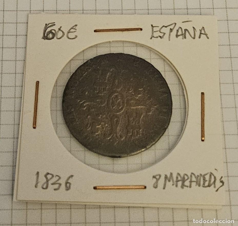 Monedas de Espa&ntilde;a: MONEDA DE ESPA&Ntilde;A 1836 &rdquo;8 MARAVEDIS&rdquo; - Foto 1