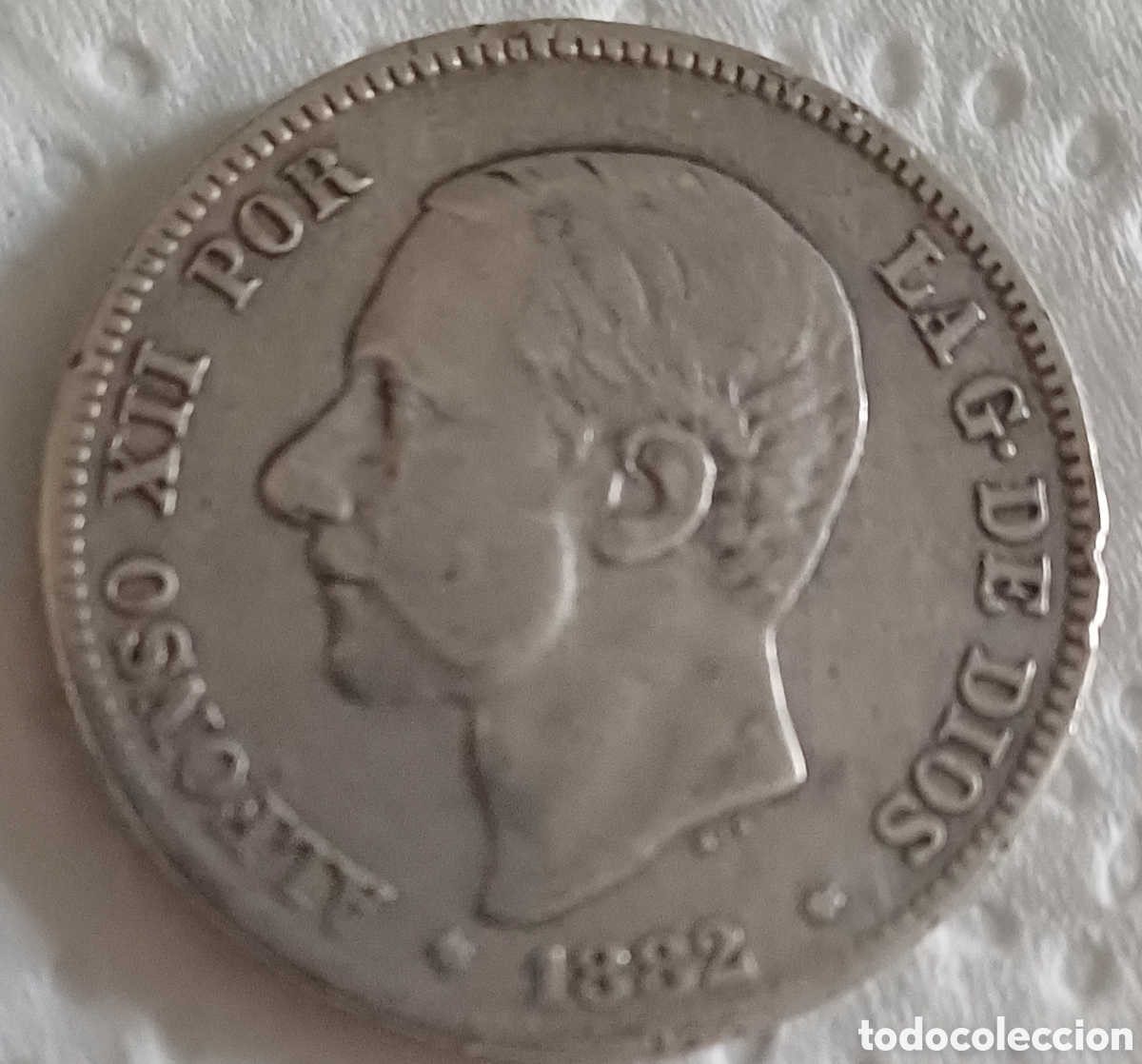 Monedas de Espa&ntilde;a: Moneda plata 2 pesetas 1882 Espa&ntilde;a - Foto 1