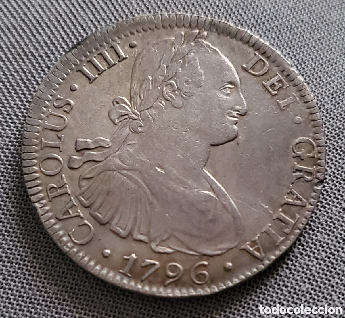 Monedas de Espa&ntilde;a: **CARLOS IV........8 REALES.......1796........EBC+++++ - Foto 1
