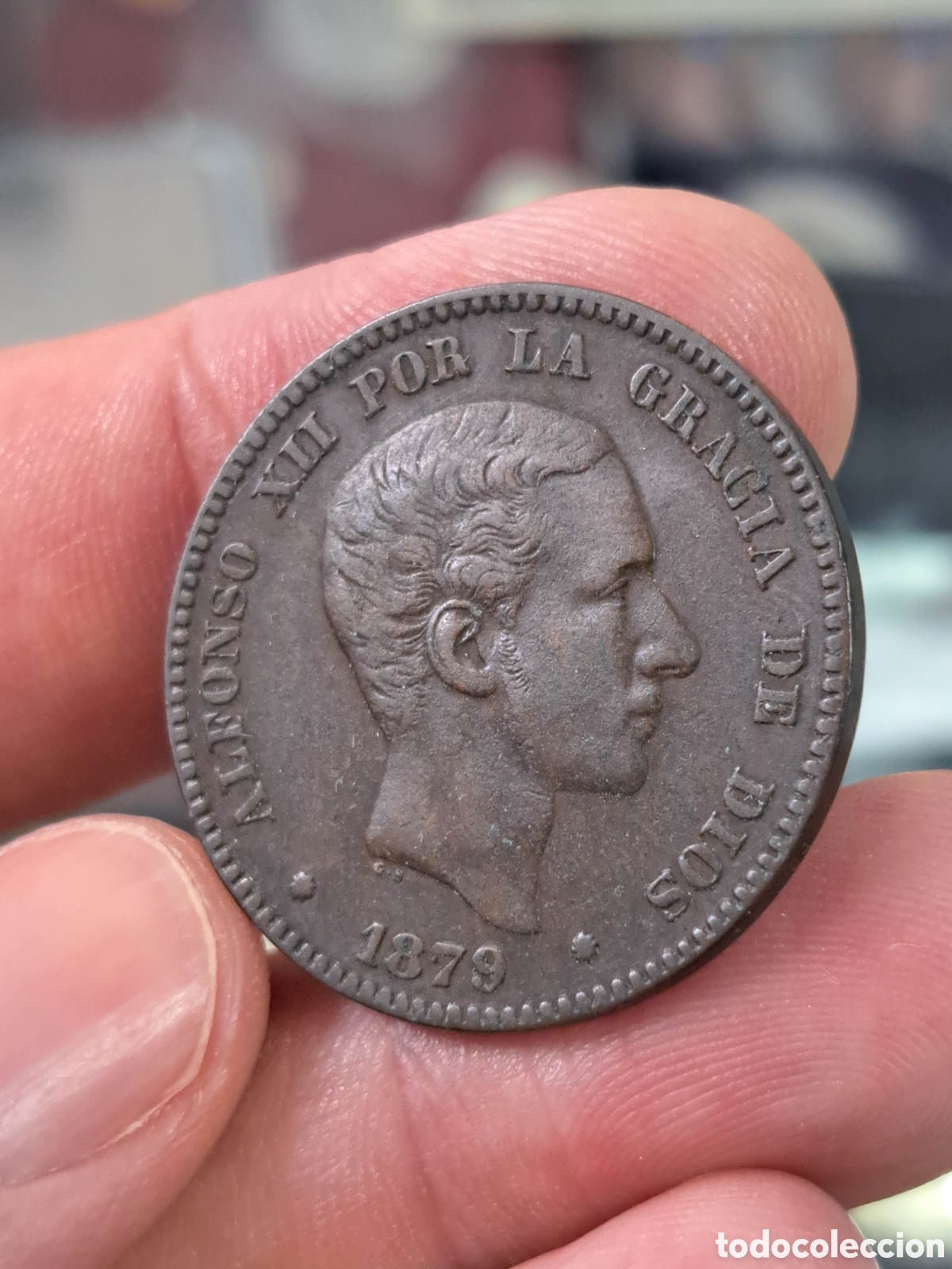 Monedas de Espa&ntilde;a: EXCELENTE MONEDA DE 10 C&Eacute;NTIMOS DE ALFONSO XII DE 1879 - Foto 1