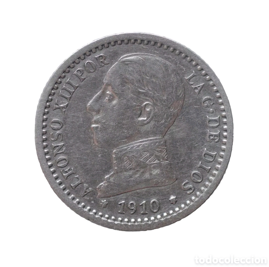 Monedas de Espa&ntilde;a: 50 CENTIMOS 1910 ALFONSO XIII PCV - Foto 1