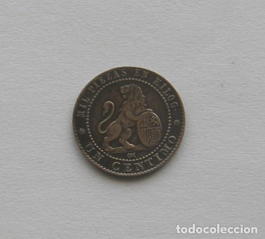 Monedas de Espa&ntilde;a: MONEDA 1 CENTIMO A&Ntilde;O 1870 - Foto 1
