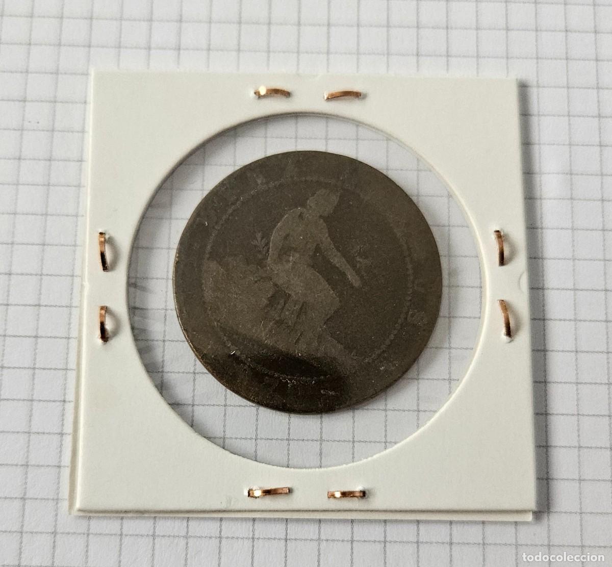 Monedas de Espa&ntilde;a: MONEDA DE ESPA&Ntilde;A 1870 &rdquo;10 CENTIMOS&rdquo; - Foto 2