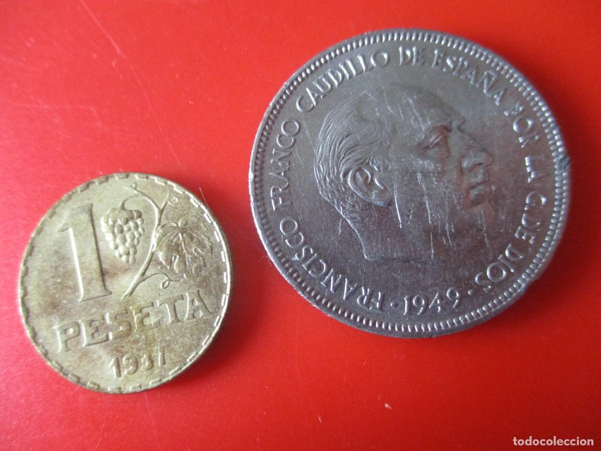 Monedas de Espa&ntilde;a: Lote 2 monedas antiguas espa&ntilde;olas - Foto 1