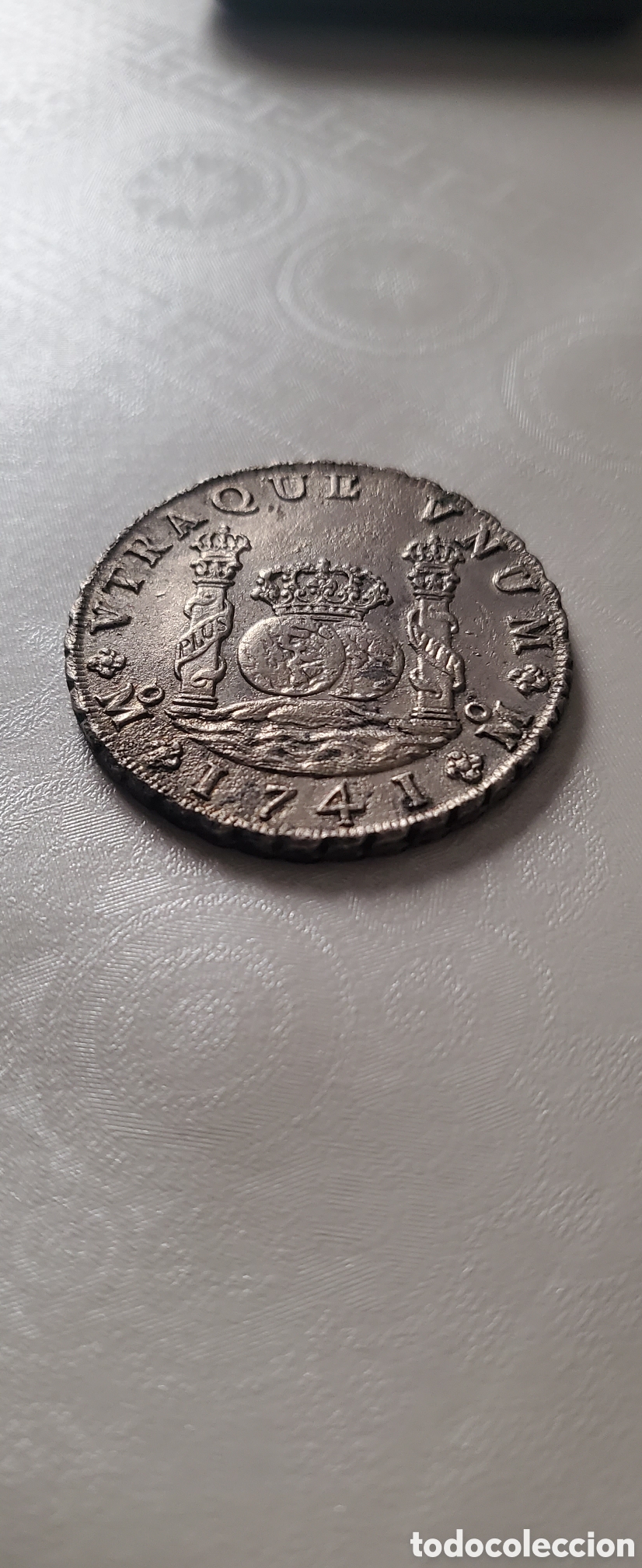 Monedas de Espa&ntilde;a: **Felipe V columnario 1741 SC de pecio - Foto 2