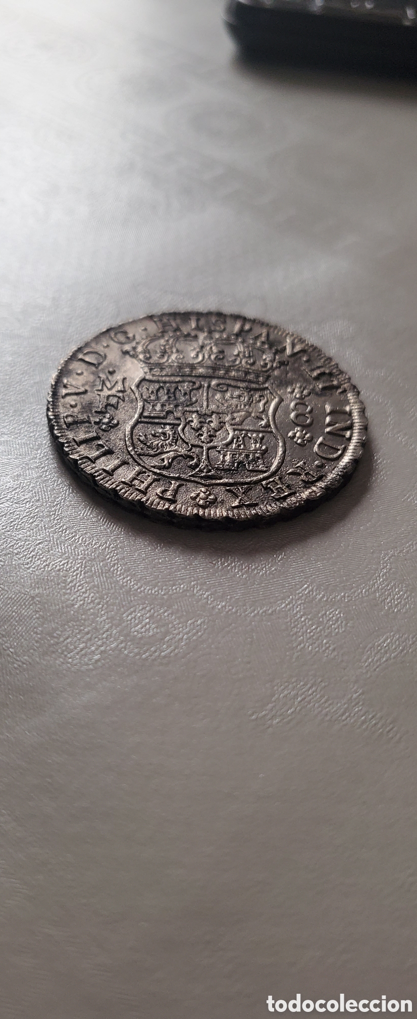 Monedas de Espa&ntilde;a: **Felipe V columnario 1741 SC de pecio - Foto 8
