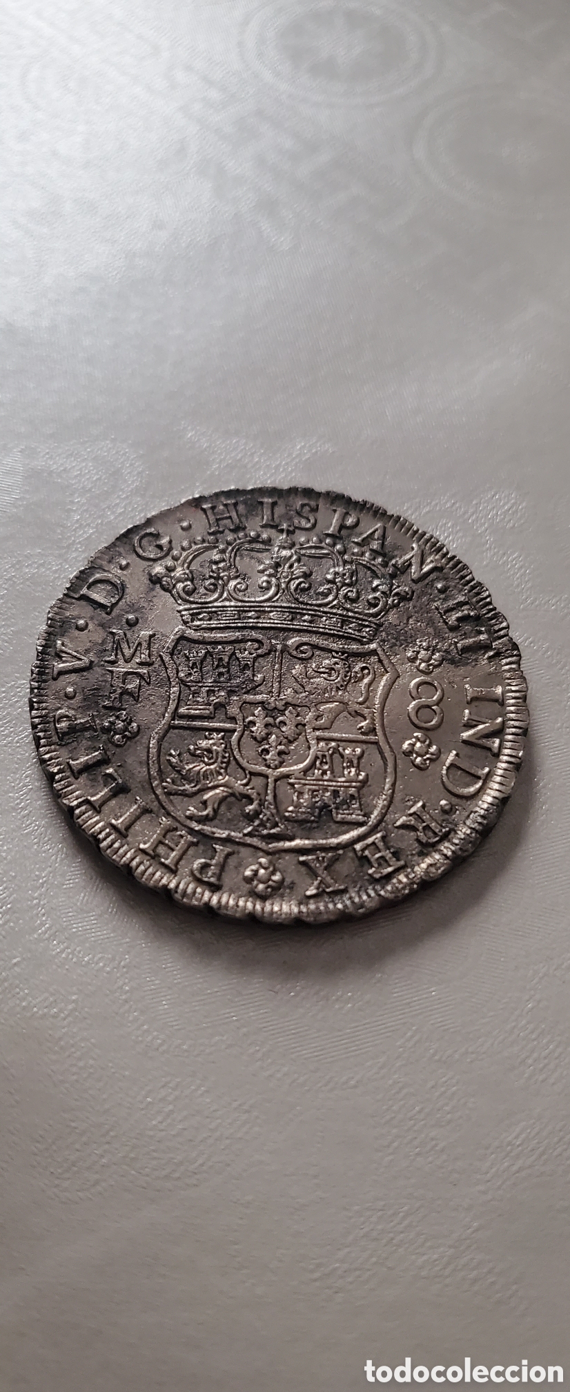 Monedas de Espa&ntilde;a: **Felipe V columnario 1741 SC de pecio - Foto 11