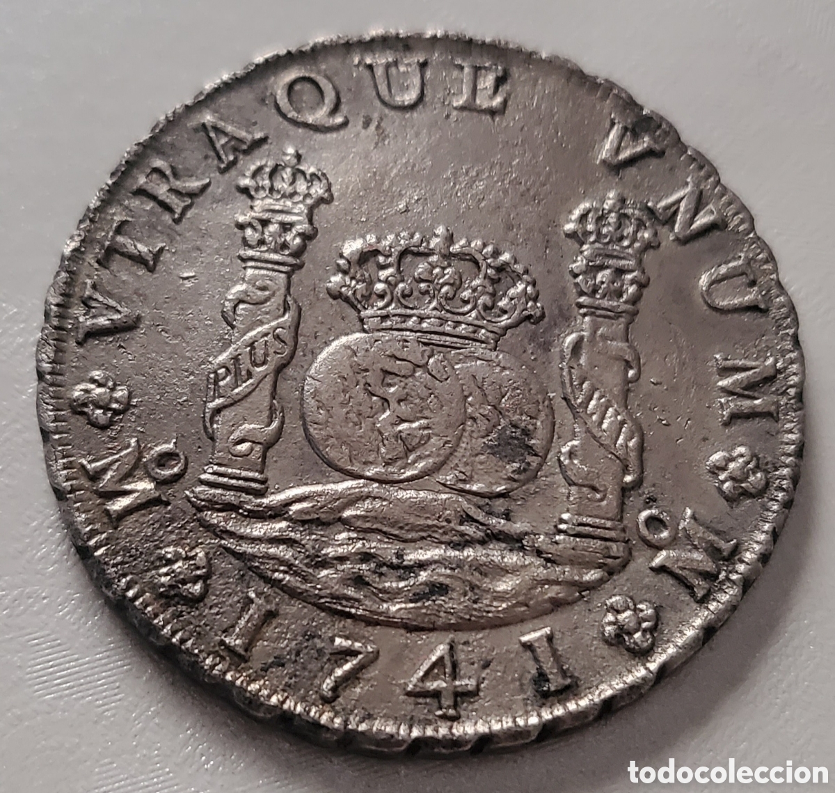 Monedas de Espa&ntilde;a: **Felipe V columnario 1741 SC de pecio - Foto 1