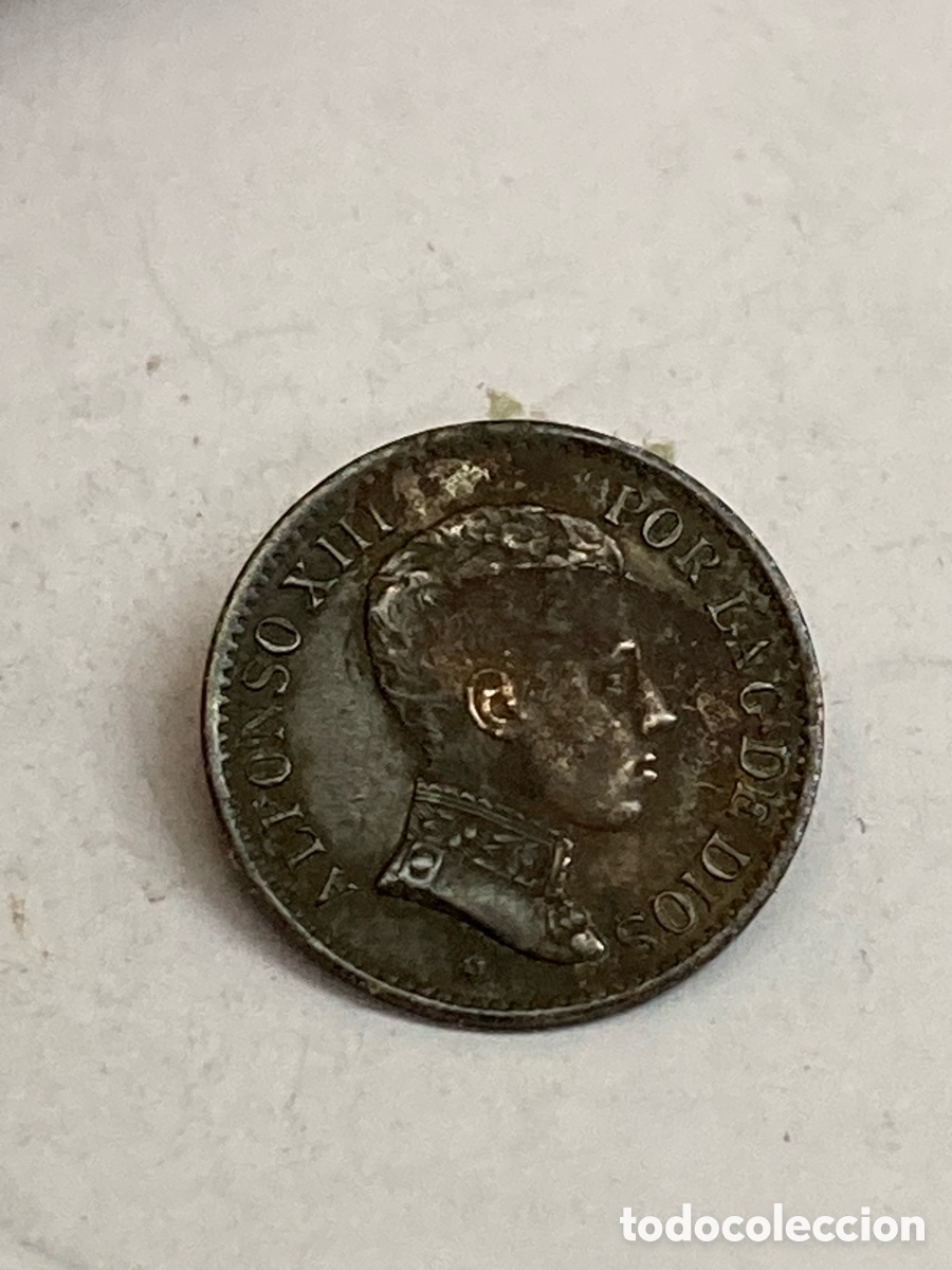 Monedas de Espa&ntilde;a: Moneda de 1 peseta 1906 V59 - Foto 2