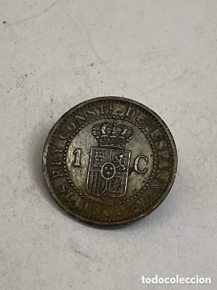 Monedas de Espa&ntilde;a: Moneda 1 c&eacute;ntimo 1906 L59 - Foto 1
