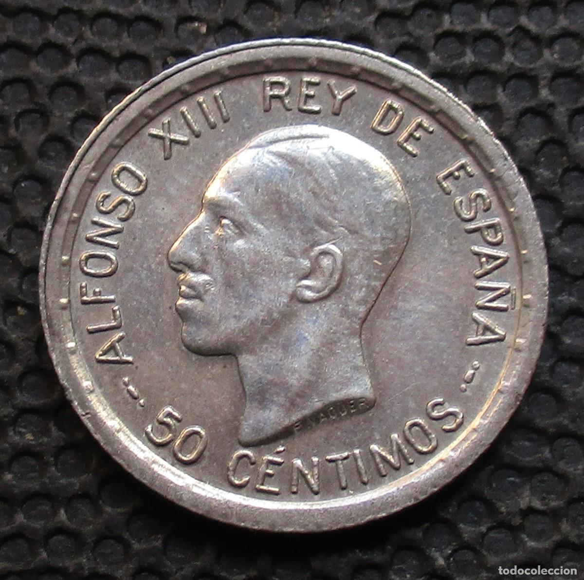Monedas de Espa&ntilde;a: 50 CENTIMOS 1926 Alfonso XIII -PLATA- REF. 901 - Foto 1