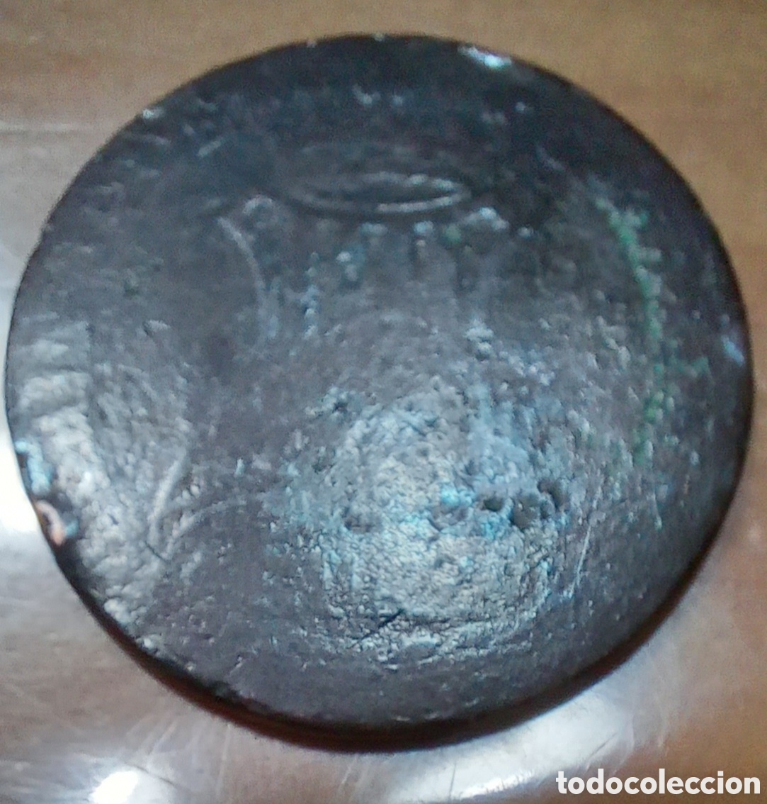 Monedas de Espa&ntilde;a: Moneda de 6 cuartos 1841 Isabel II Catalu&ntilde;a - Foto 4