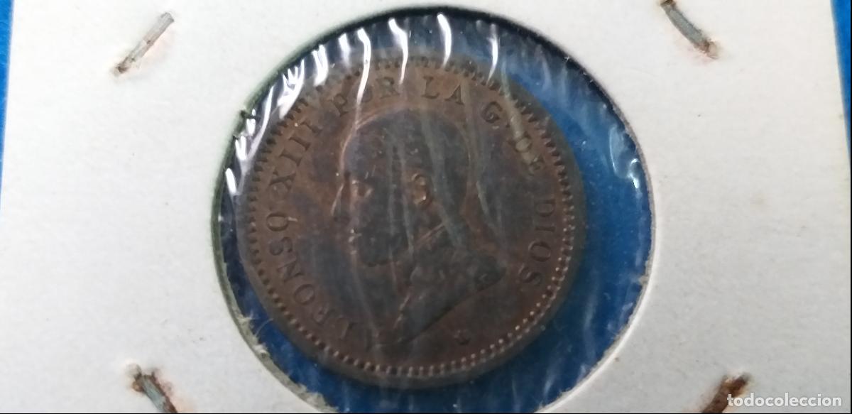 Monedas de Espa&ntilde;a: MONEDA DE 2 C&Eacute;NTIMOS. A&ntilde;o 1912. ALFONSO XIII - Foto 4