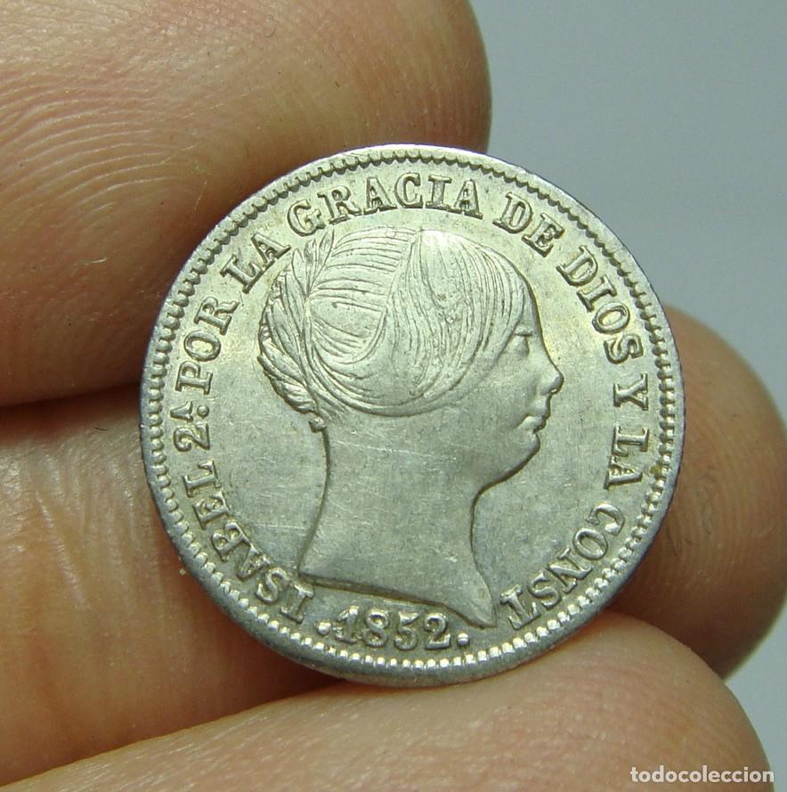 Monedas de Espa&ntilde;a: 1 Real. Plata. Isabel II. Madrid - 1852. EBC+++ - Foto 1