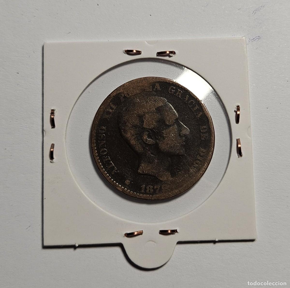 Monedas de Espa&ntilde;a: MONEDA DE ESPA&Ntilde;A 1879 &rdquo;10 CENTIMOS&rdquo; - Foto 2