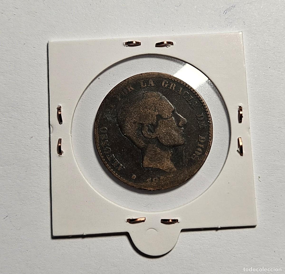 Monedas de Espa&ntilde;a: MONEDA DE ESPA&Ntilde;A 1879 &rdquo;10 CENTIMOS&rdquo; - Foto 2