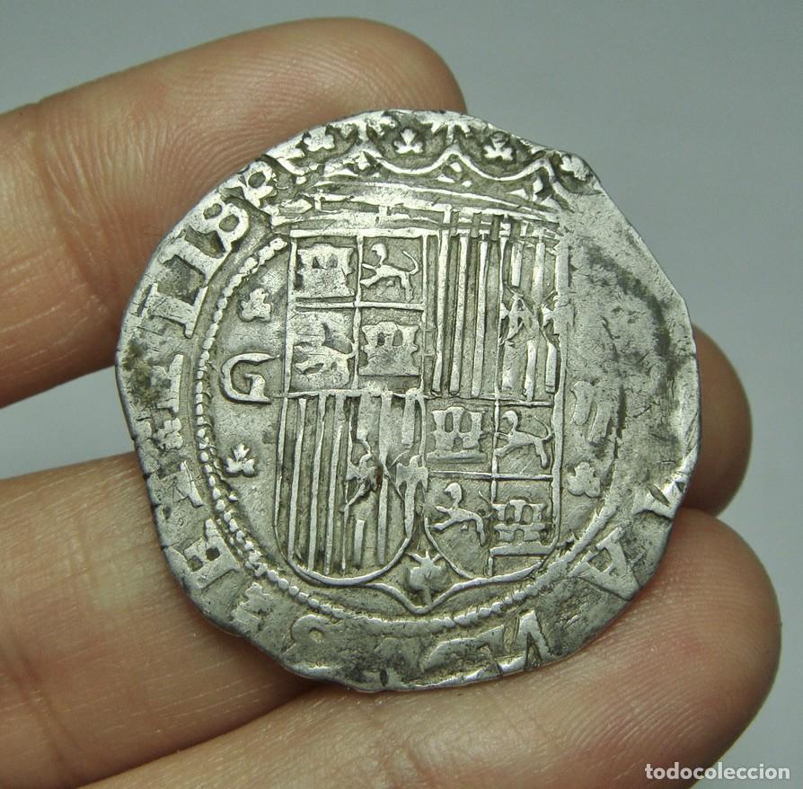 Monedas de Espa&ntilde;a: 2 Reales. PLATA. RRCC. Granada. - Foto 2