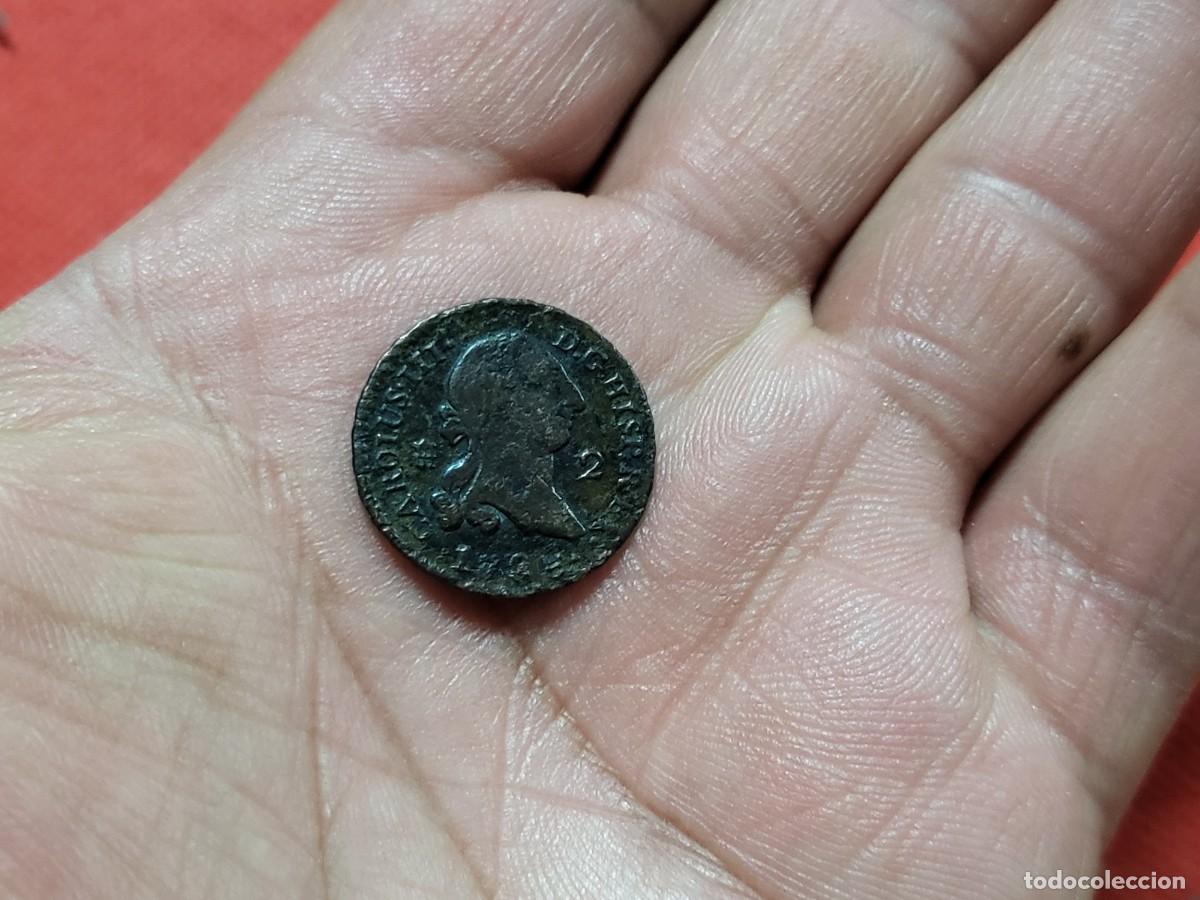 Monedas de Espa&ntilde;a: MONEDA CARLOS III 2 MARAVEDIS , 17... - Foto 3